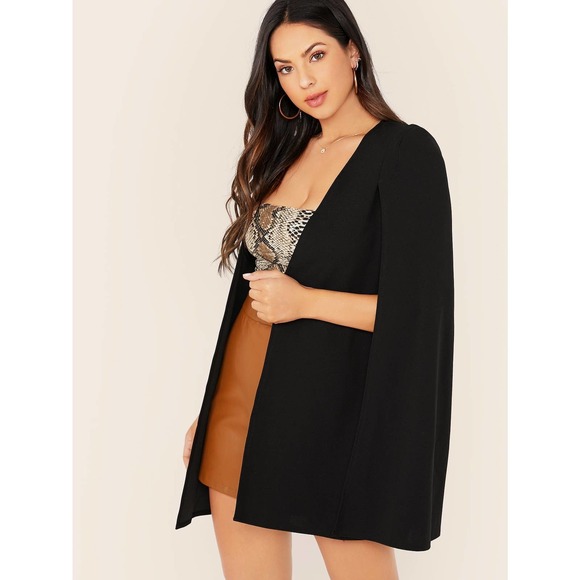 ❗️ Slit arm Cape Blazer minimalist white - Picture 5 of 6